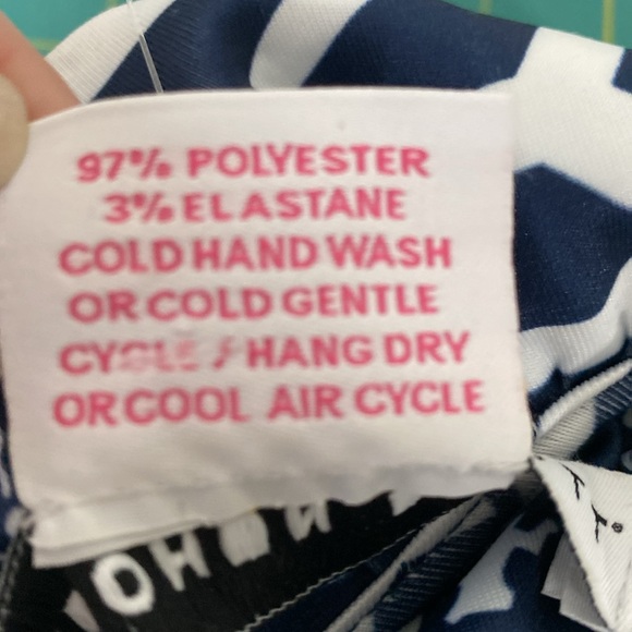 GRETCHEN SCOTT RUFFNECK JERSEY DRESS BLUE - Picture 9 of 10